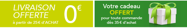 Livraison OFFERTE + Cadeau OFFERT